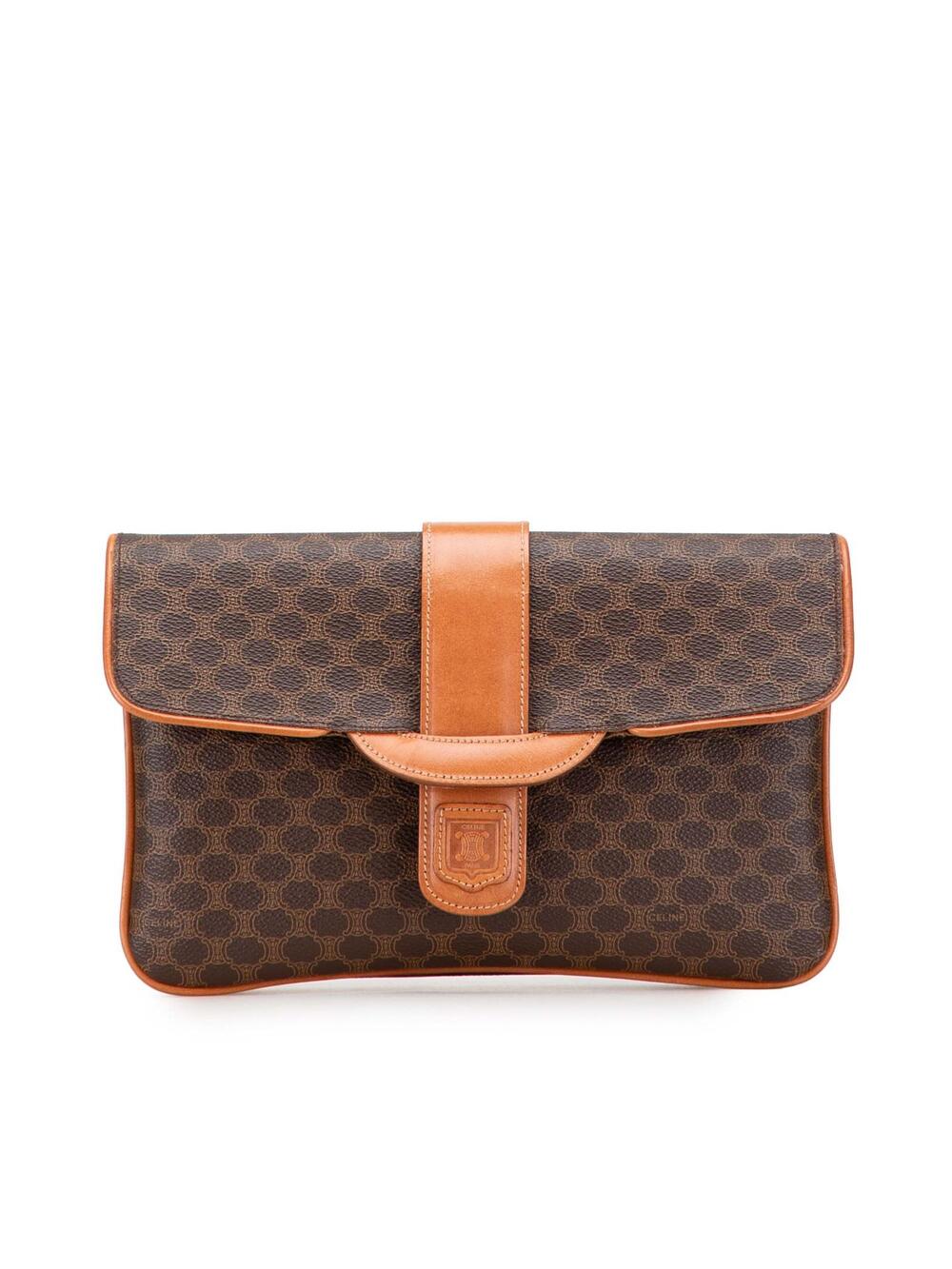 Celine Macadam Coated Canvas Clutch #369874C44B